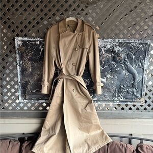 London Fog Beige Buttoned Coat
